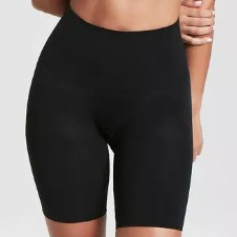 ASSETS by SPANX Women's Remarkable Results High-Waist Mid-Thigh Shaper sz L